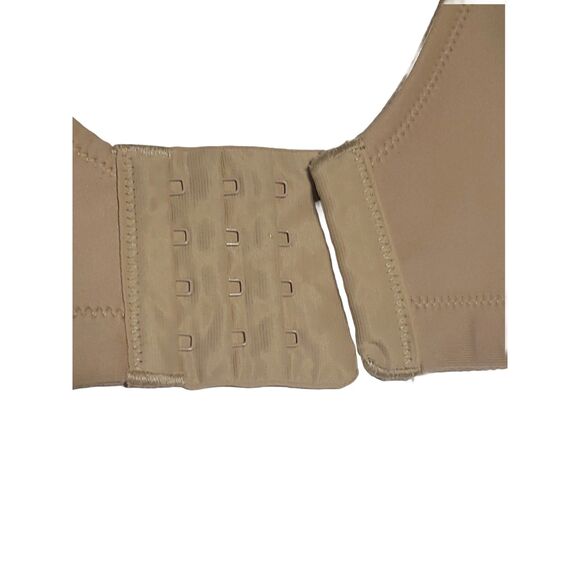 Vanity Fair Beige Full Figure Smoothing Wireless Padded Bra Size 44D - Picture 6 of 6